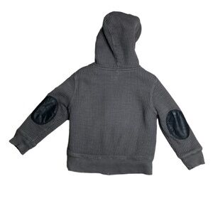 BABY GAP Little Kids Dark Gray Full Zip Sherpa Lined Hoodie Jacket Size …